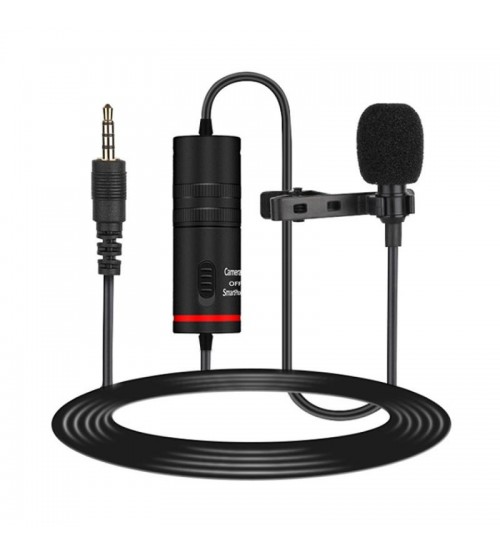 Mamen KM-D1 8m Cable Lavalier Cilp Microphone 